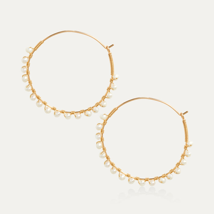 Myrtle Large Hoops