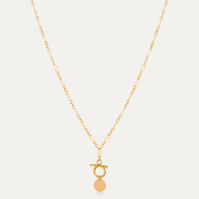 Calico Circle Necklace