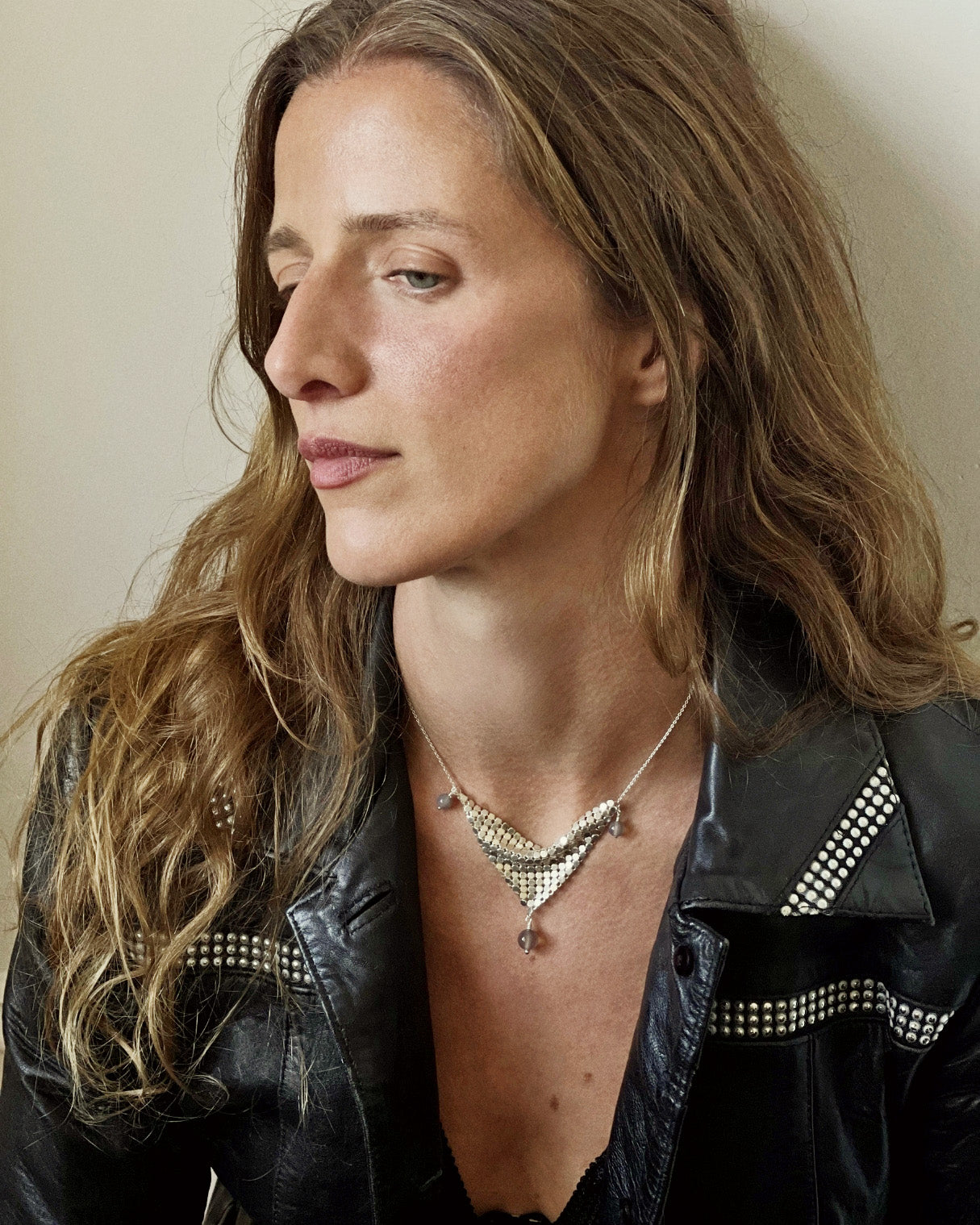 Vesper Glomesh Silver Necklace