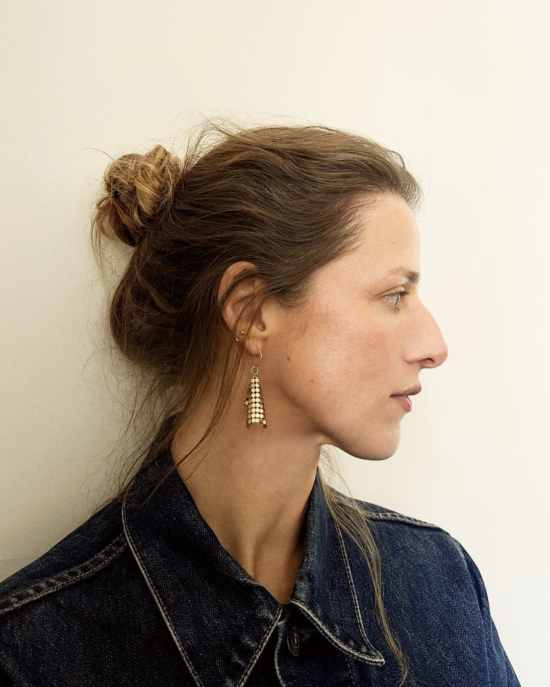 Orla Glomesh Gold Earrings