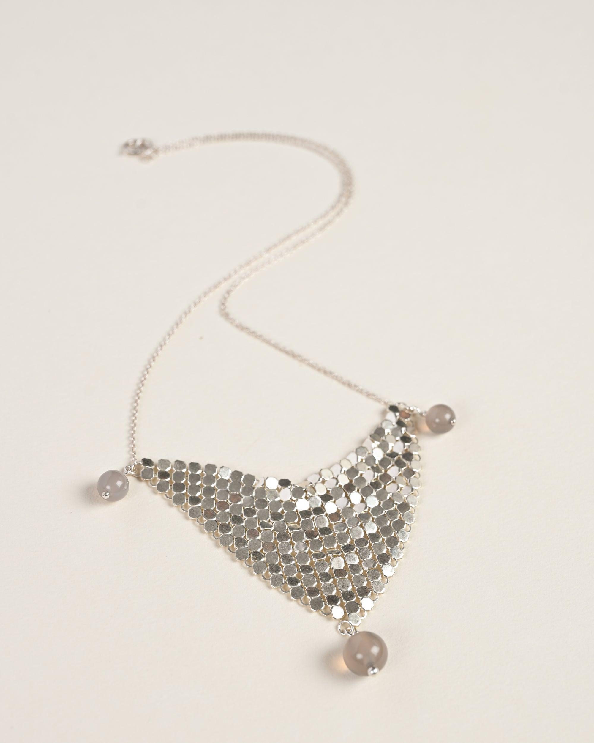 Vesper Glomesh Silver Necklace