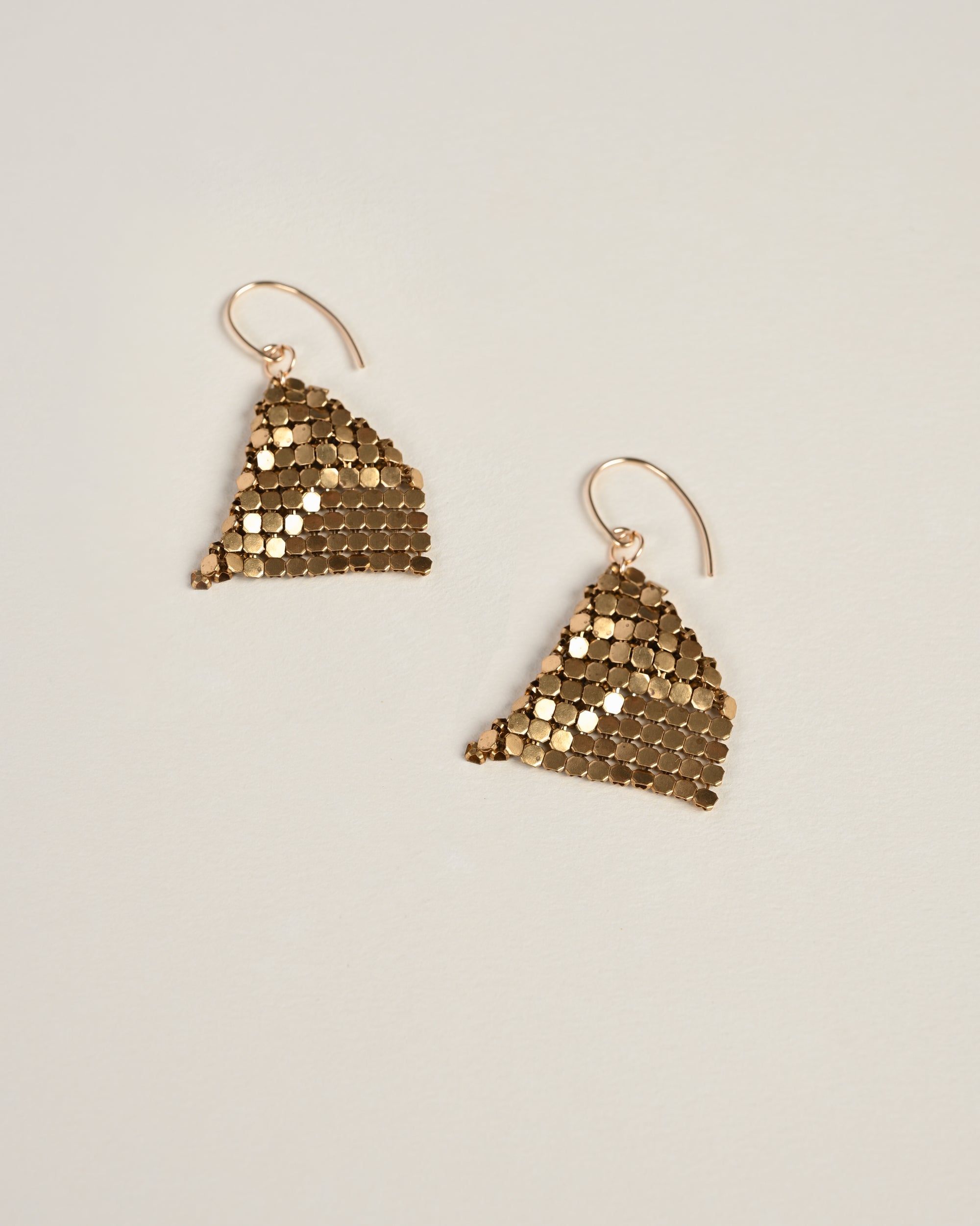 Orla Glomesh Gold Earrings