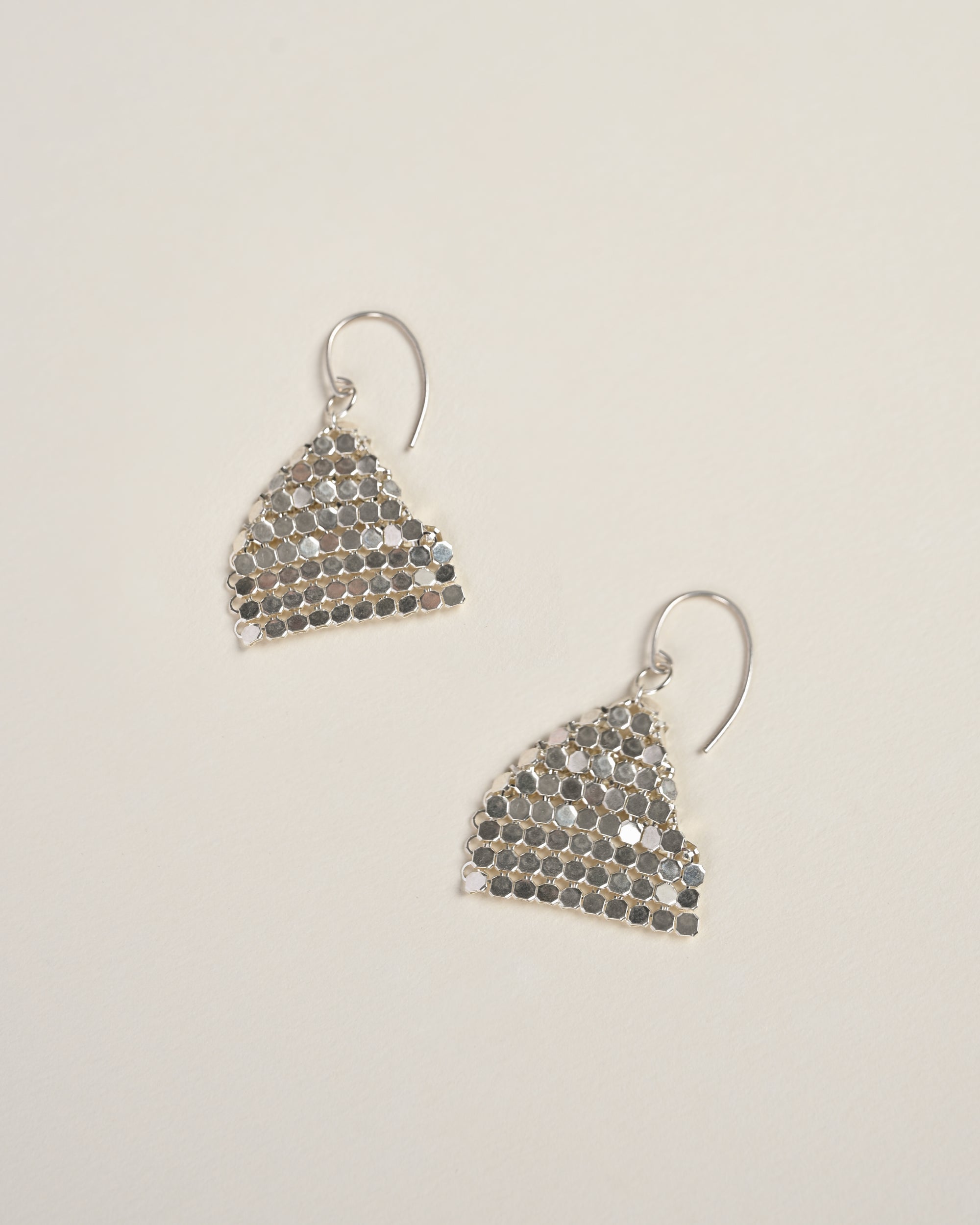 Orla Glomesh Silver Earrings