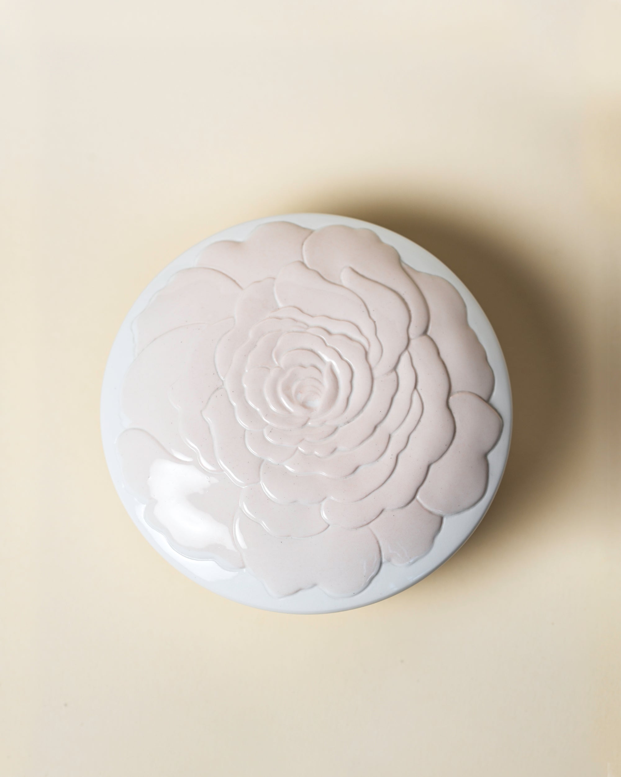 Vintage Bone China Trinket Box