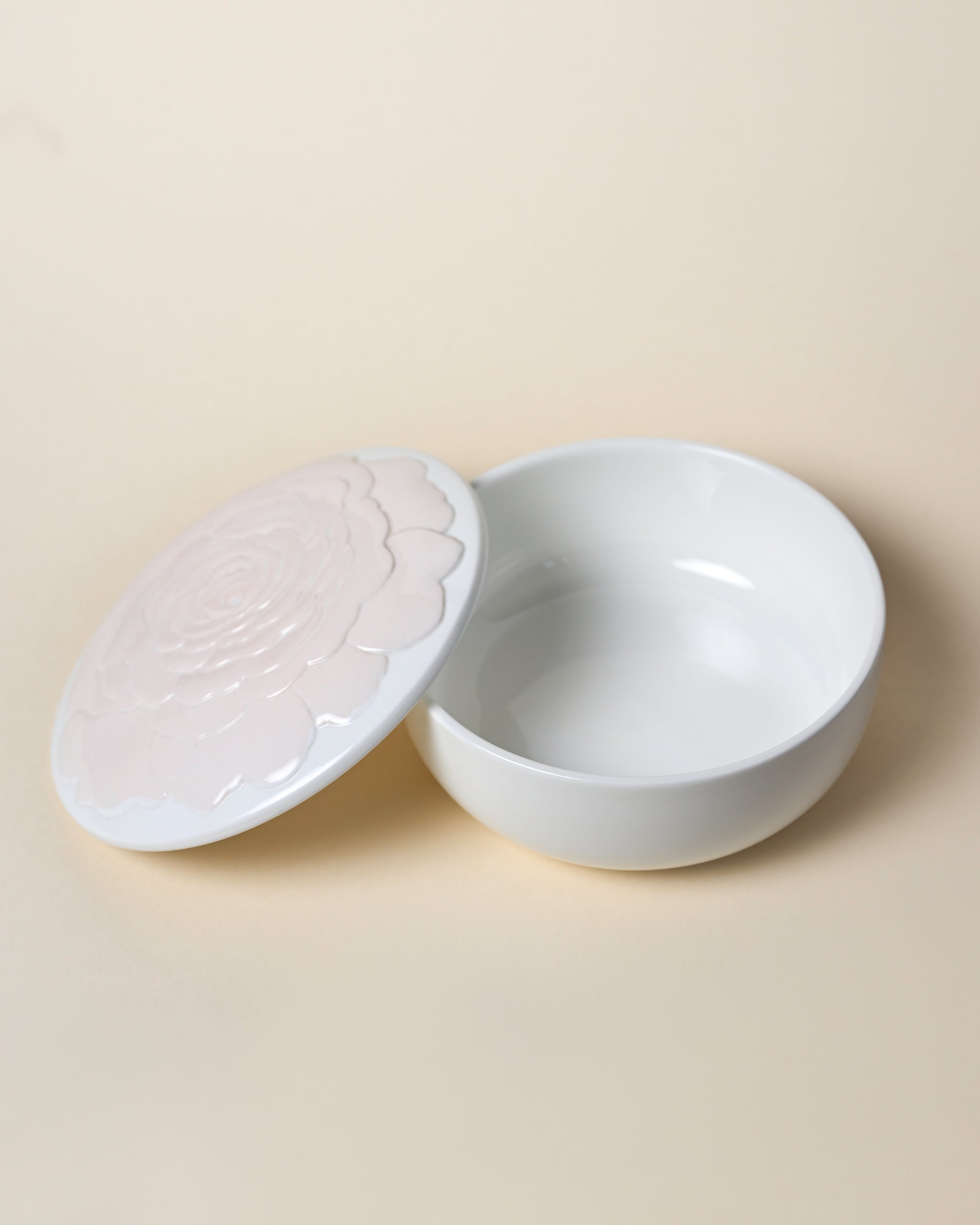 Vintage Bone China Trinket Box