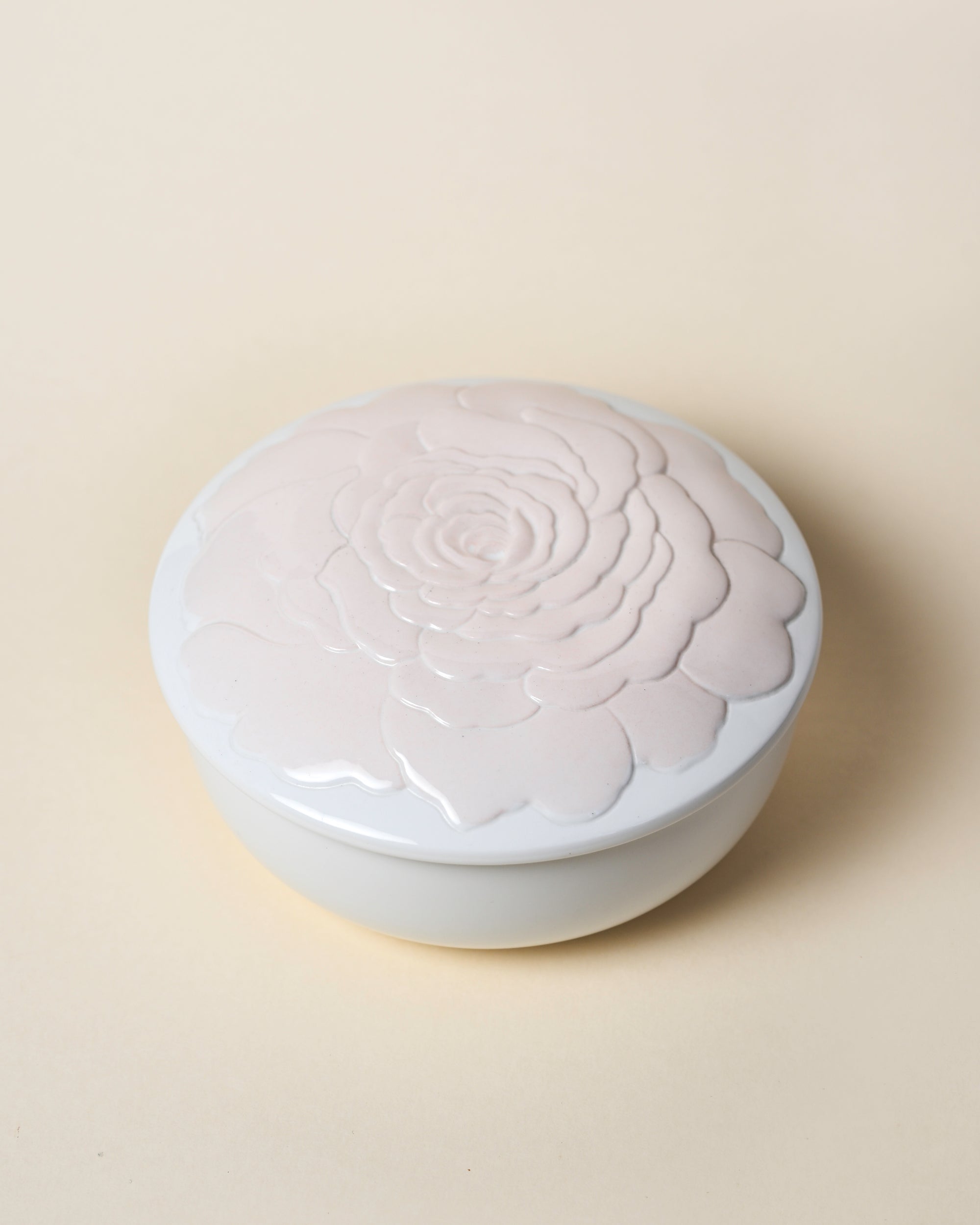 Vintage Bone China Trinket Box