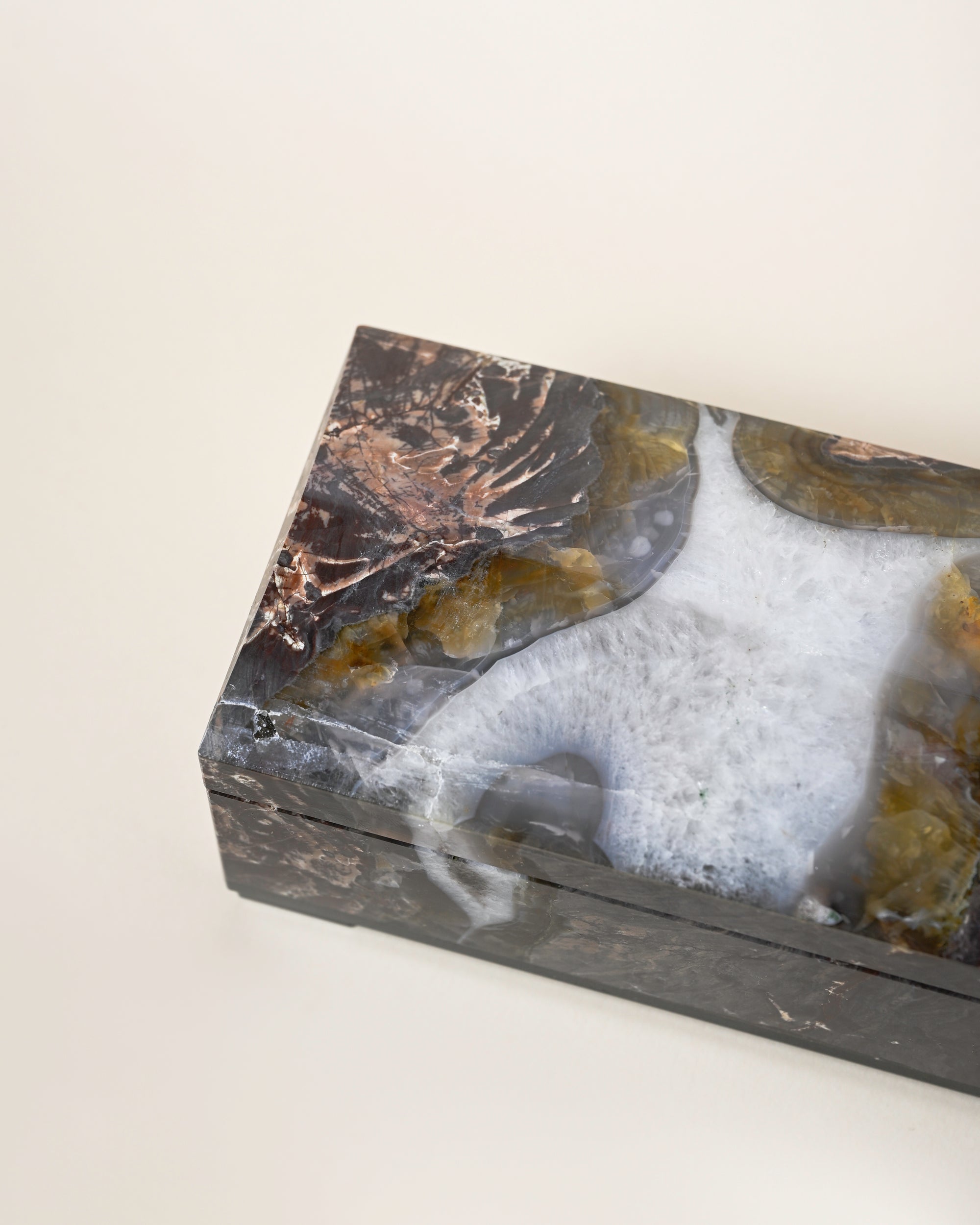 Black Marble Jewellery Box