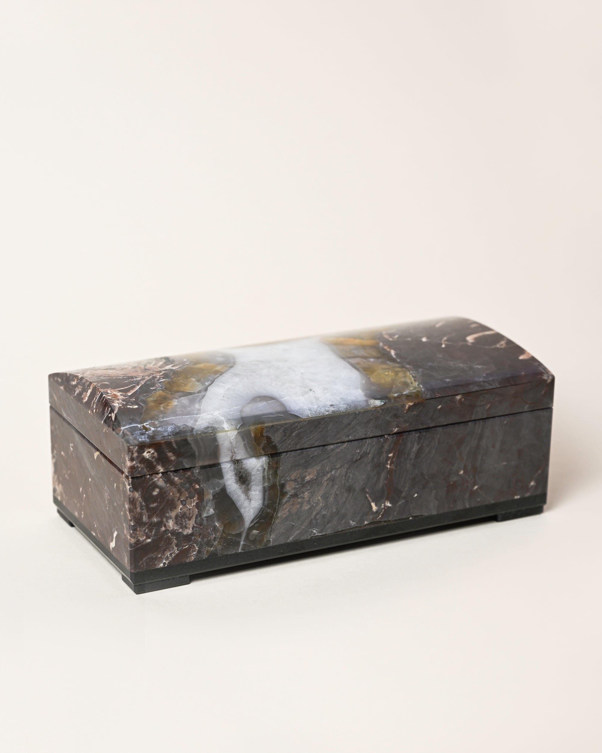 Black Marble Jewellery Box