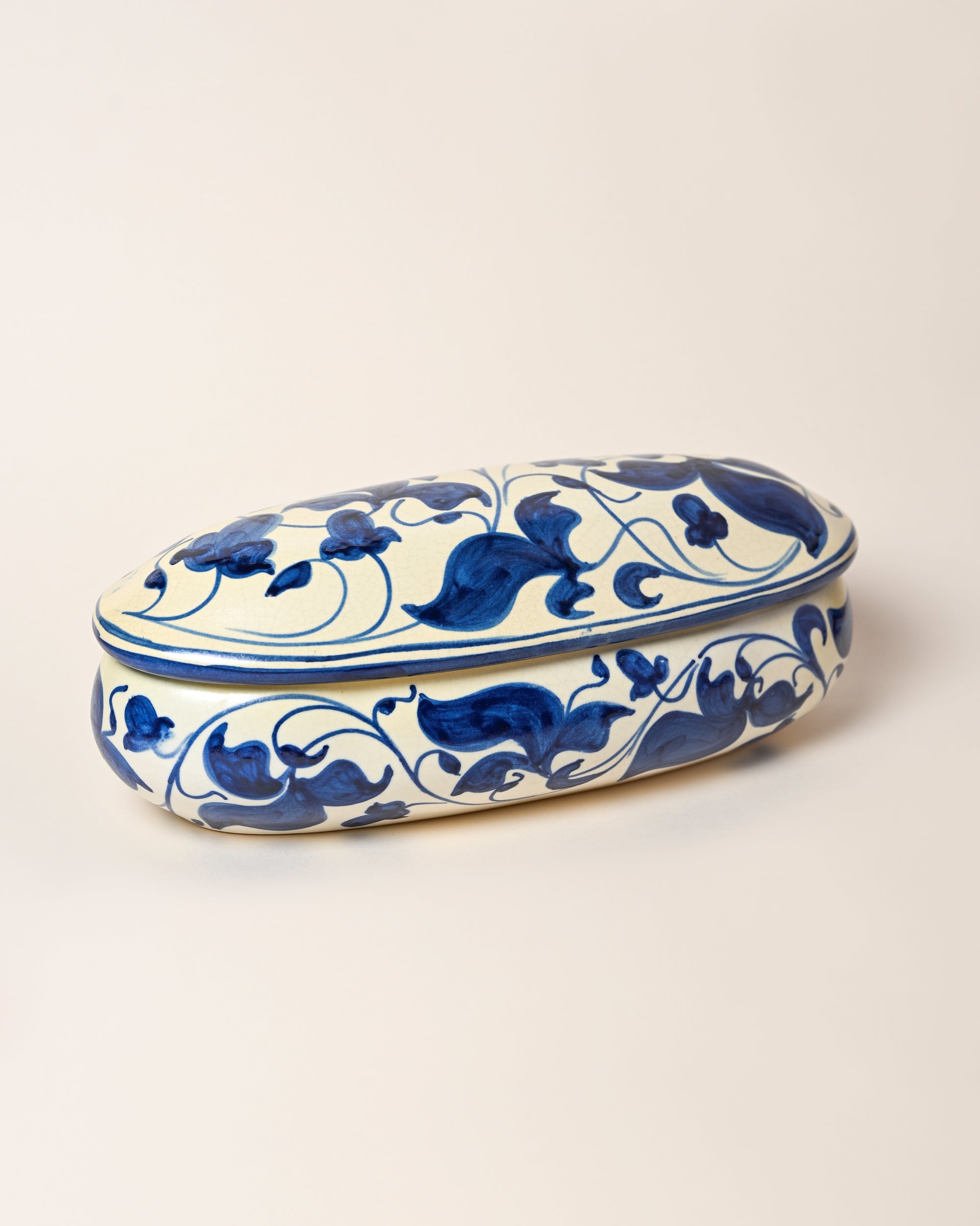 Sicilian Earthenware Lidded Box