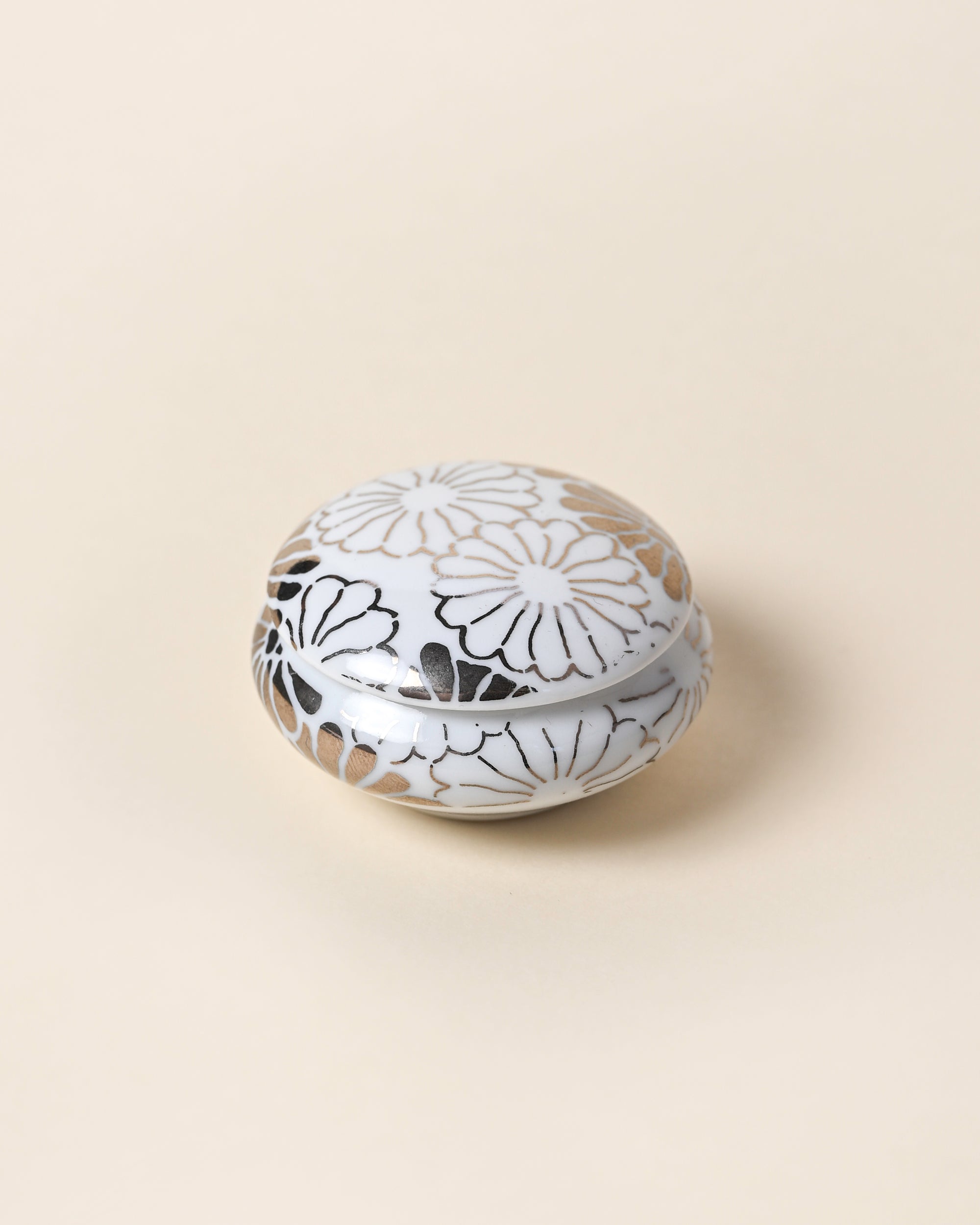 Tiny Italian Porcelain Trinket Box