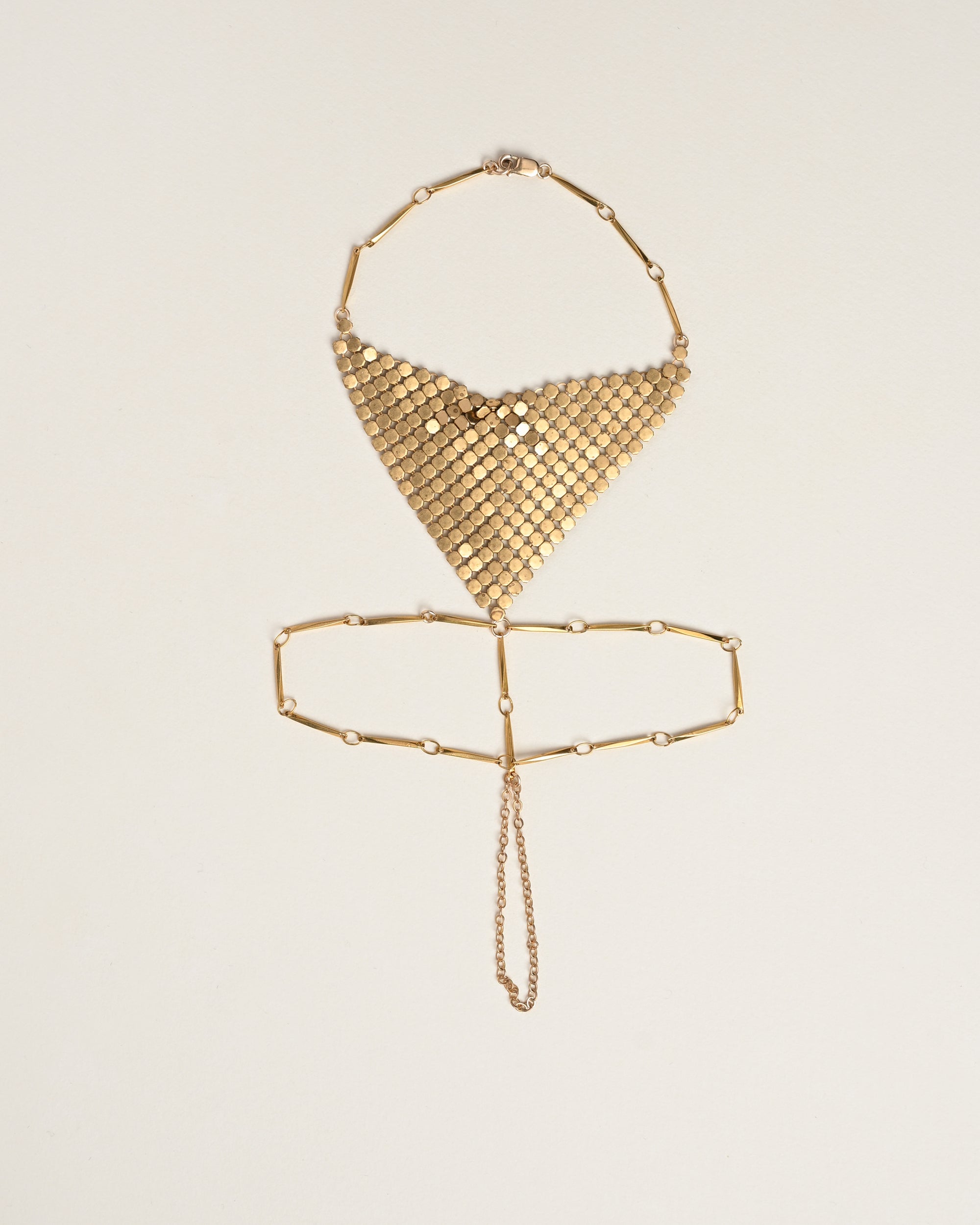 Orla Glomesh Gold Palmlet