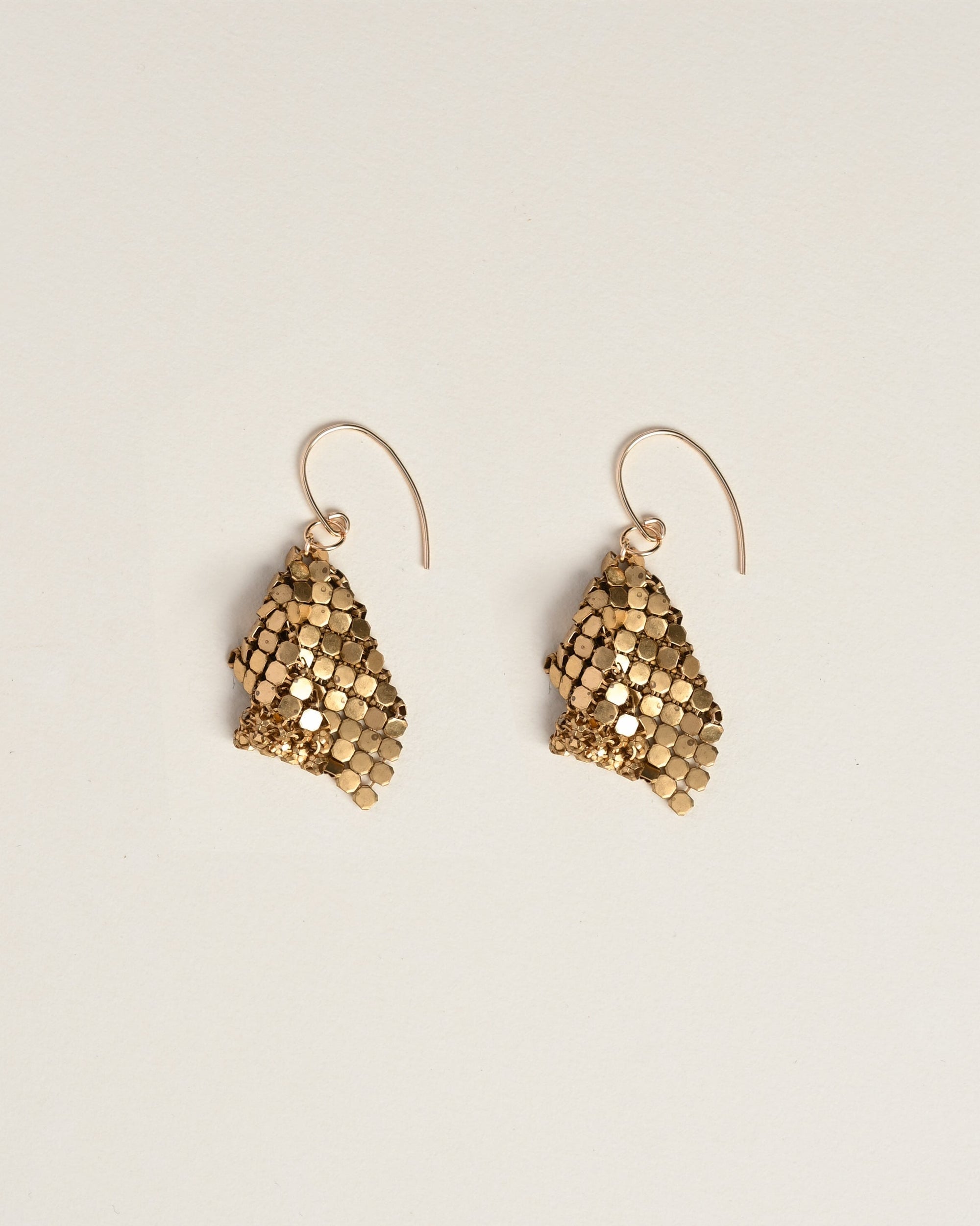 Orla Glomesh Gold Earrings
