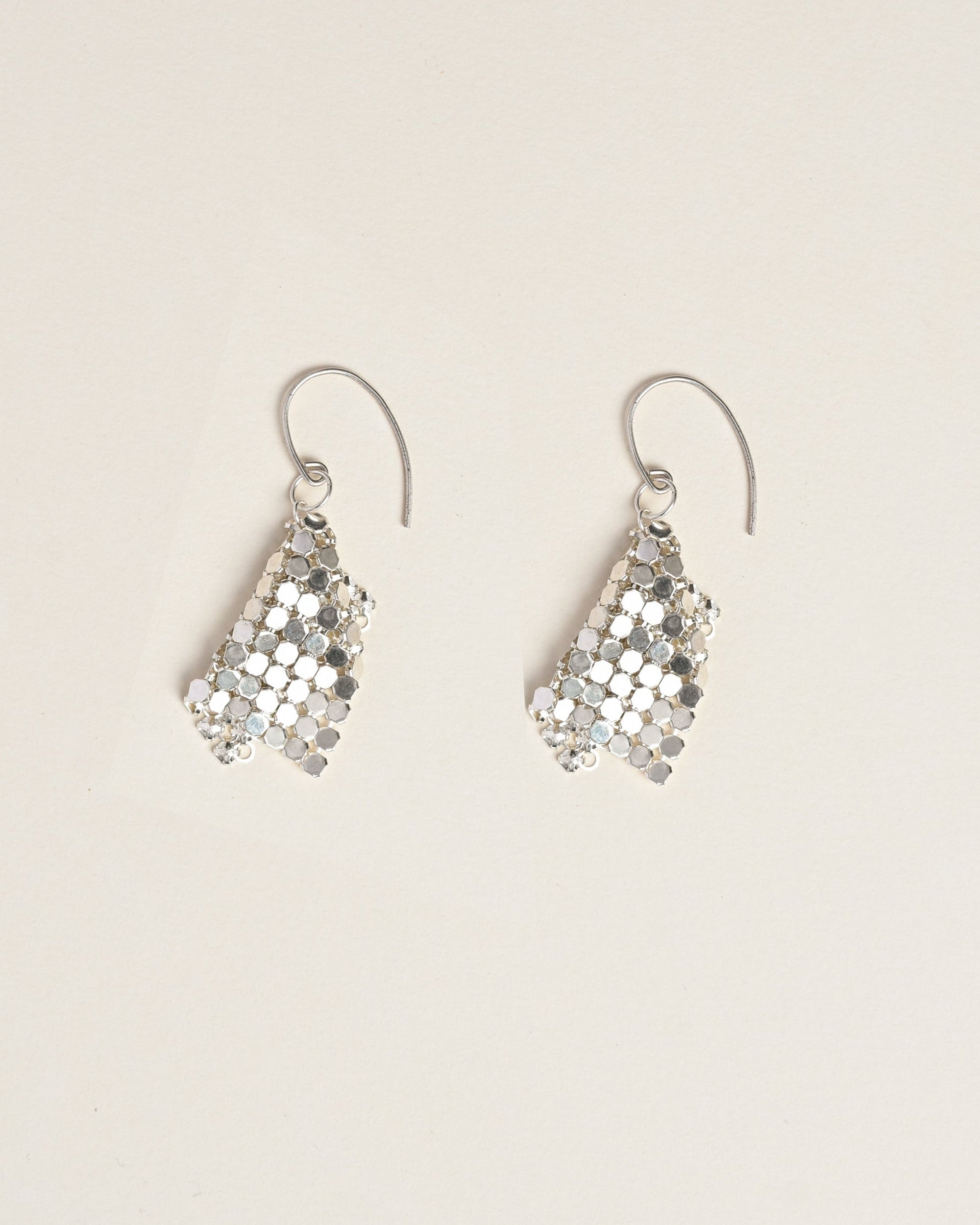 Orla Glomesh Silver Earrings
