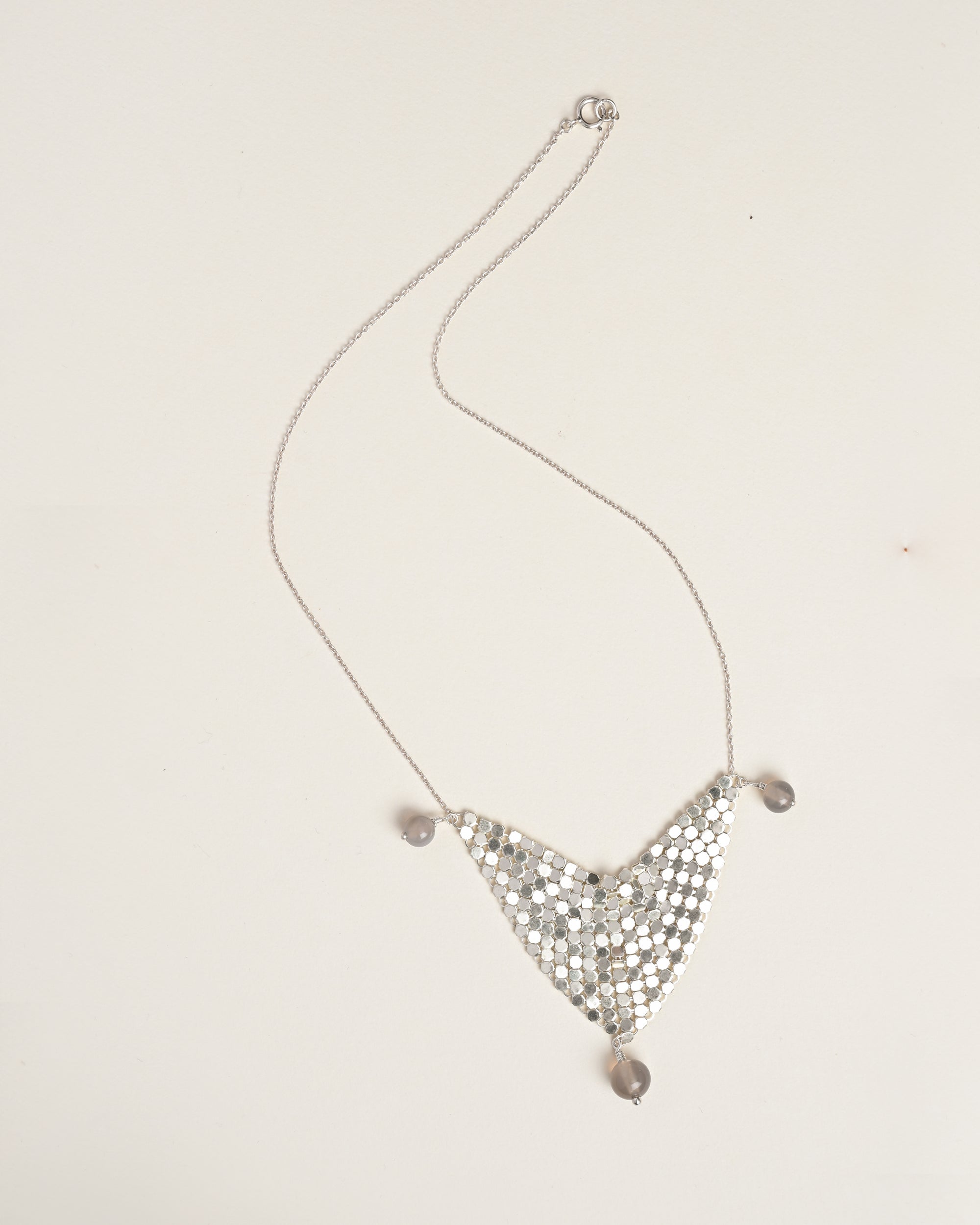 Vesper Glomesh Silver Necklace
