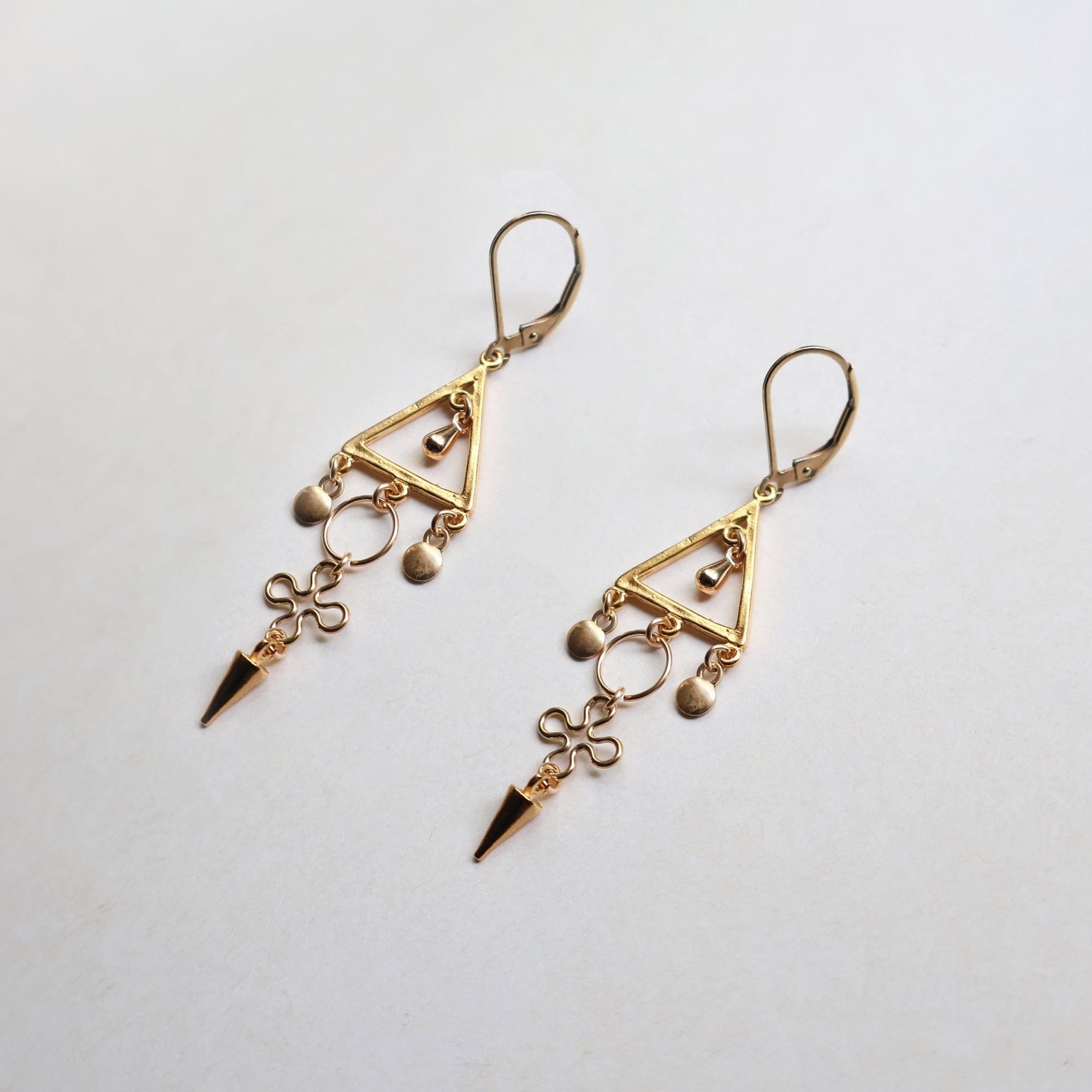 Bellbird Golden Trinity Earrings