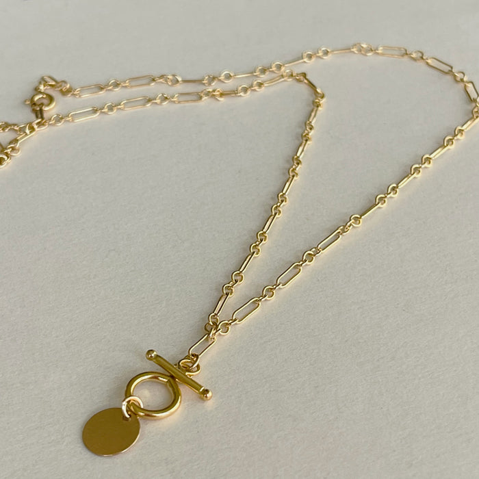 Calico Circle Necklace