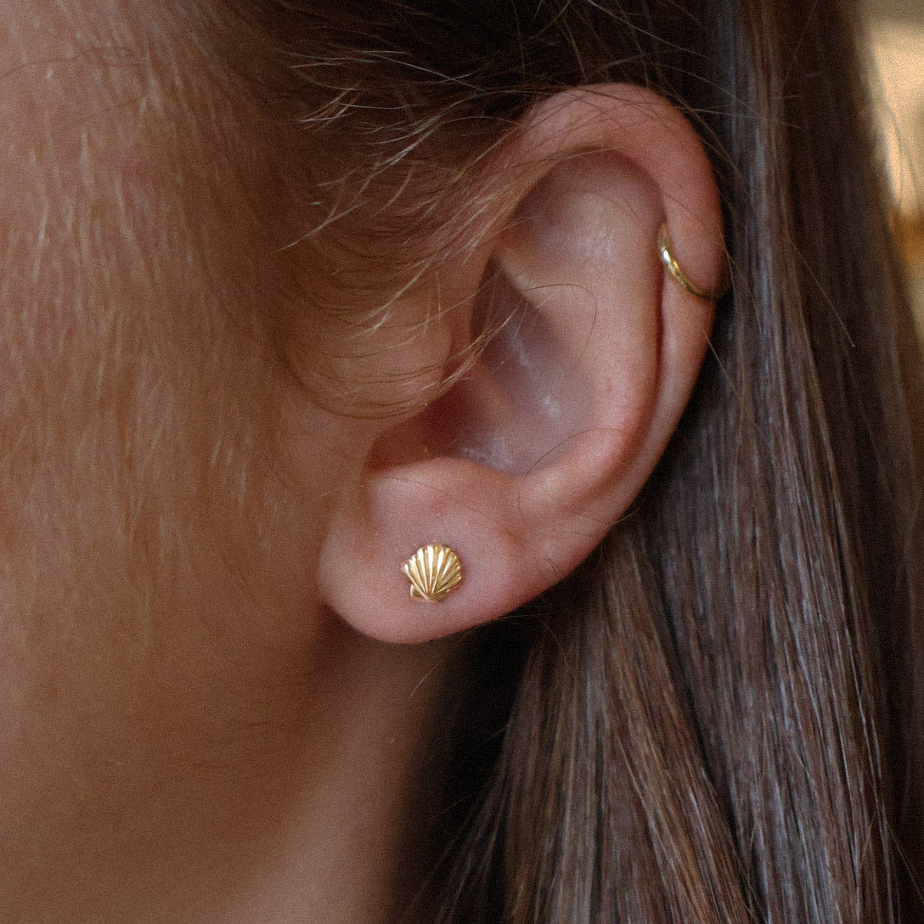 Shell Stud Earrings
