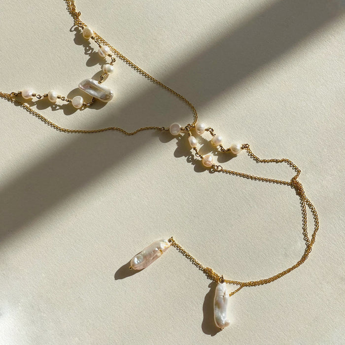 Magnolia Wrap Necklace