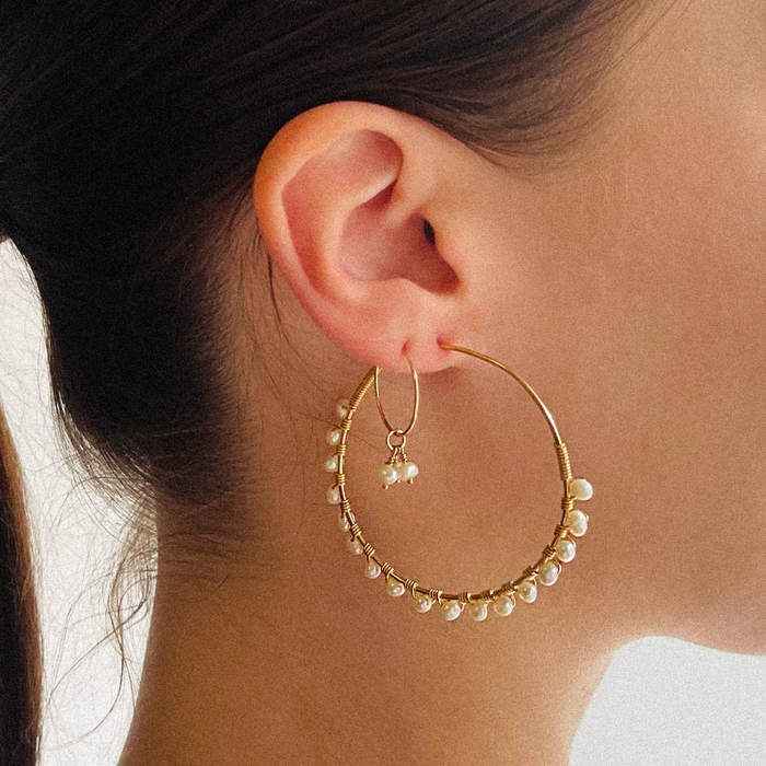 Myrtle Large Hoops