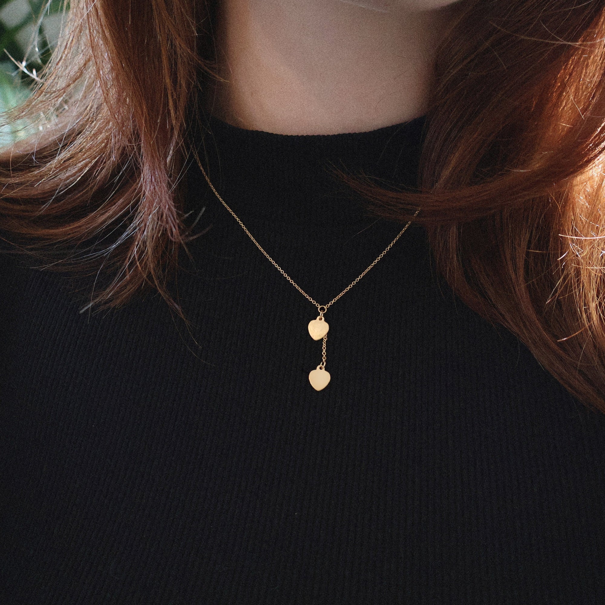 Our Hearts Drop Necklace