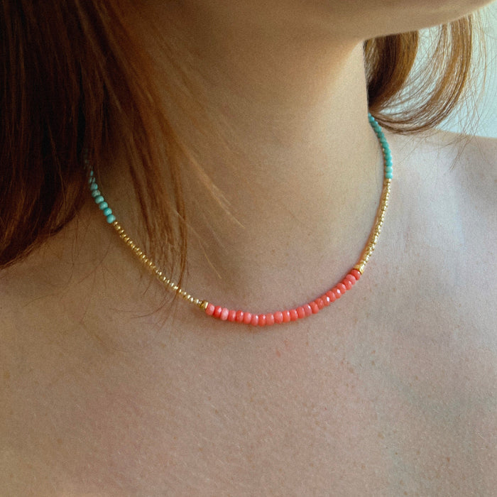 Peach Alas Necklace