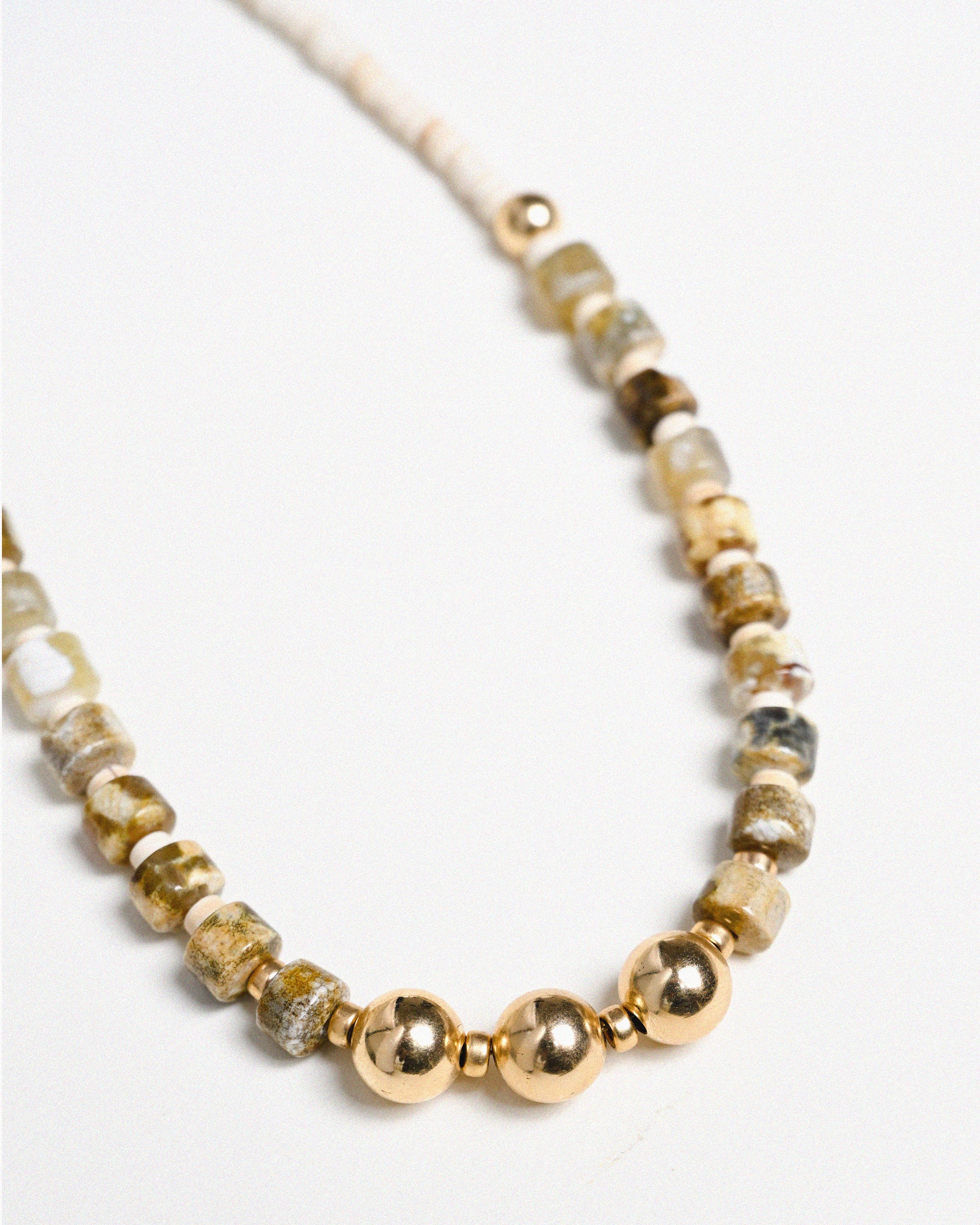 Cream Necklace