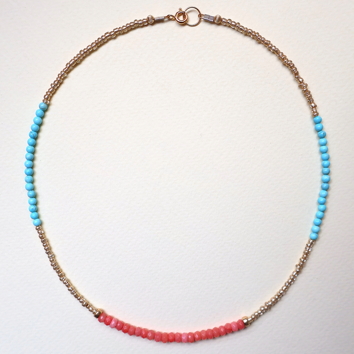 Peach Alas Necklace