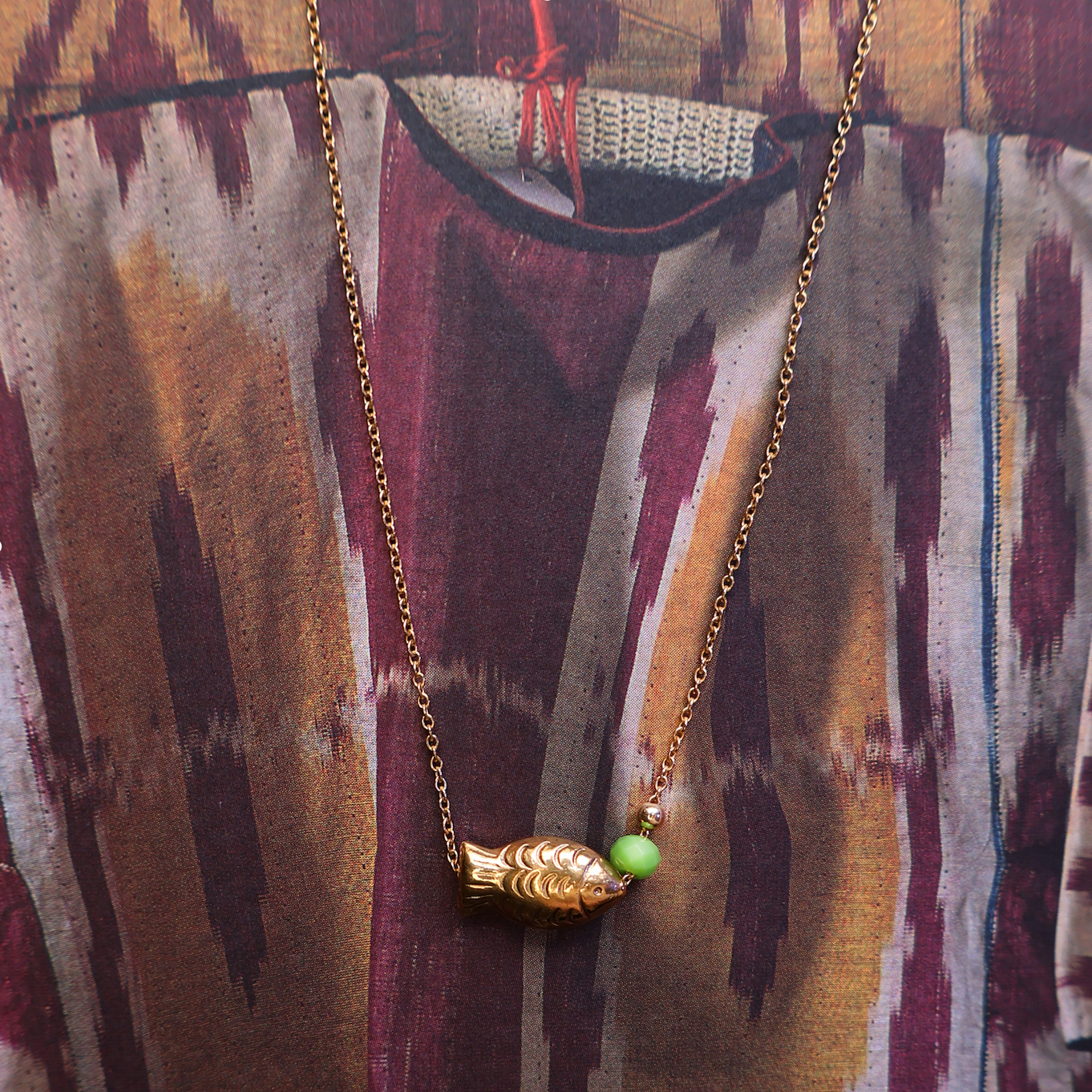 Gilded Marine Necklace