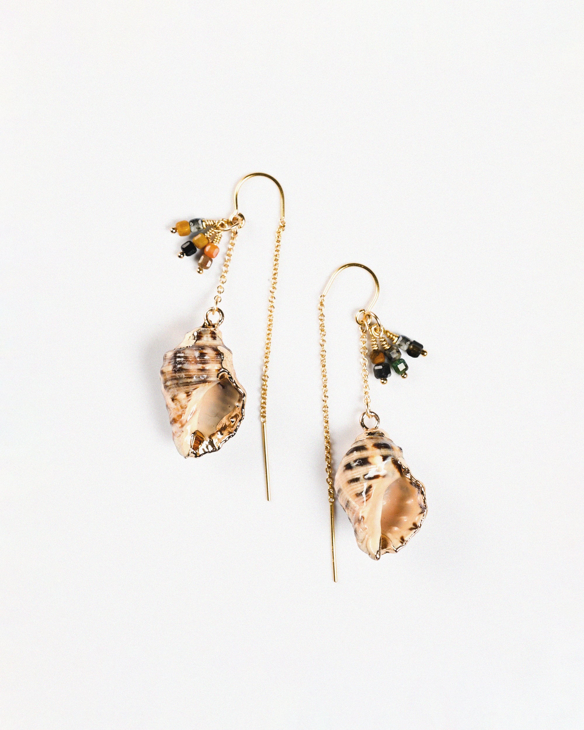 Lee Thread Through Shell Earrings