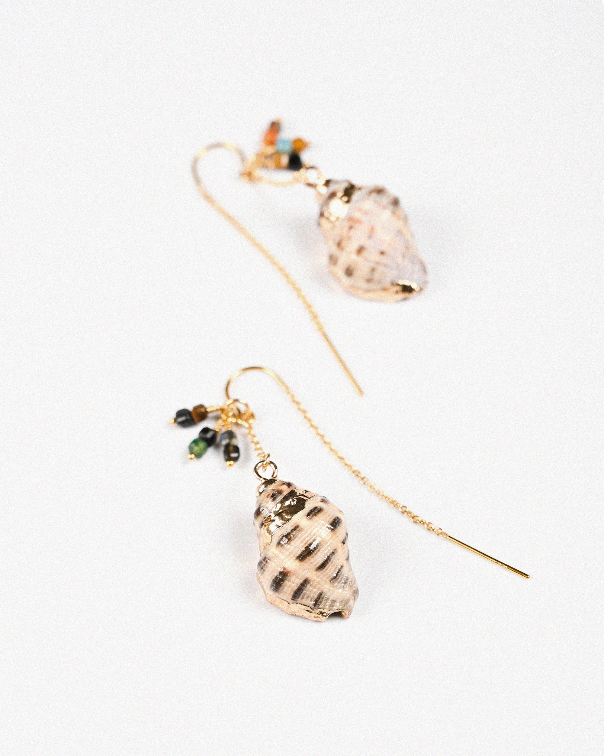 Lee Thread Through Shell Earrings