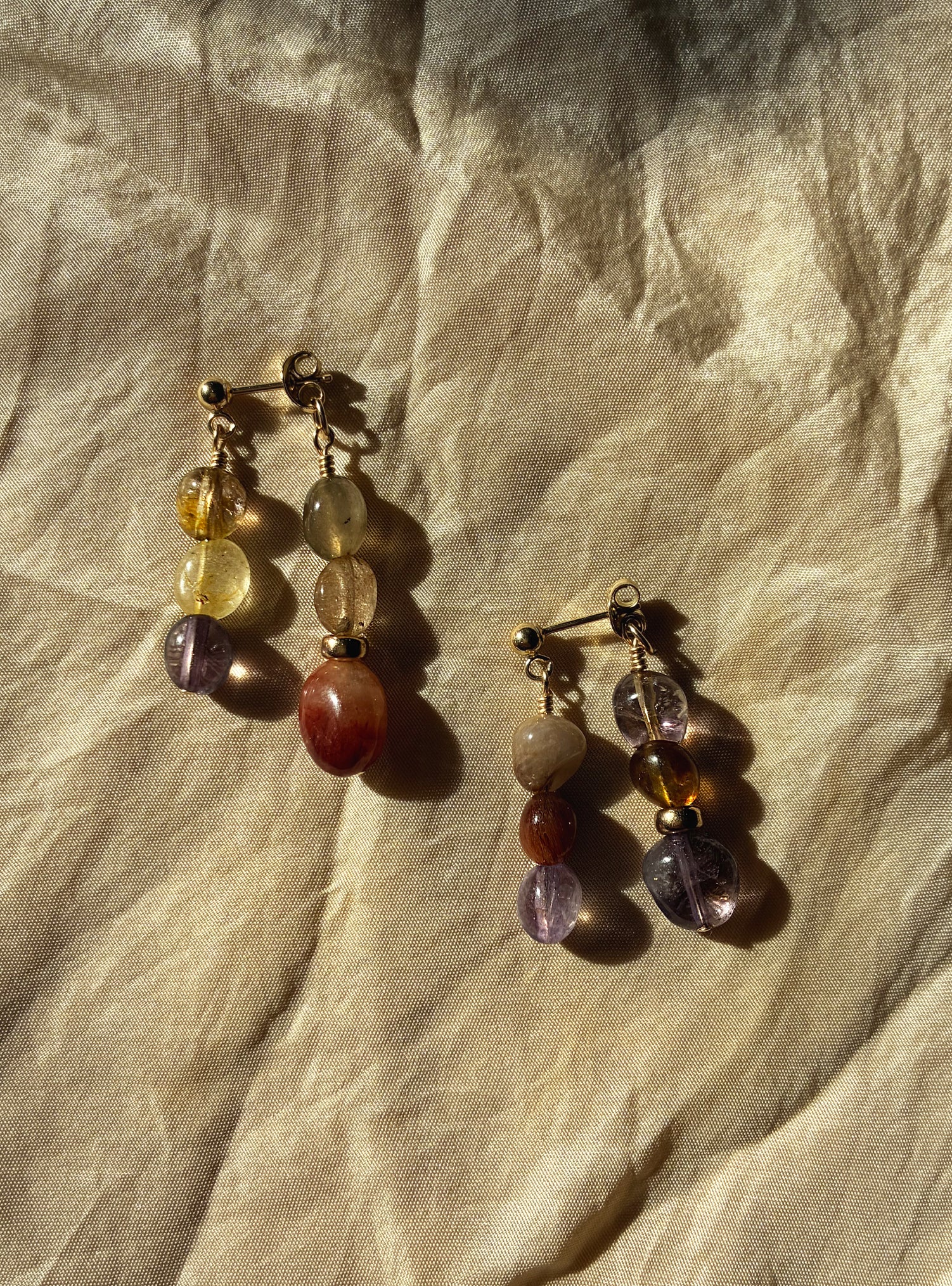 Alma Drop Bead Earring