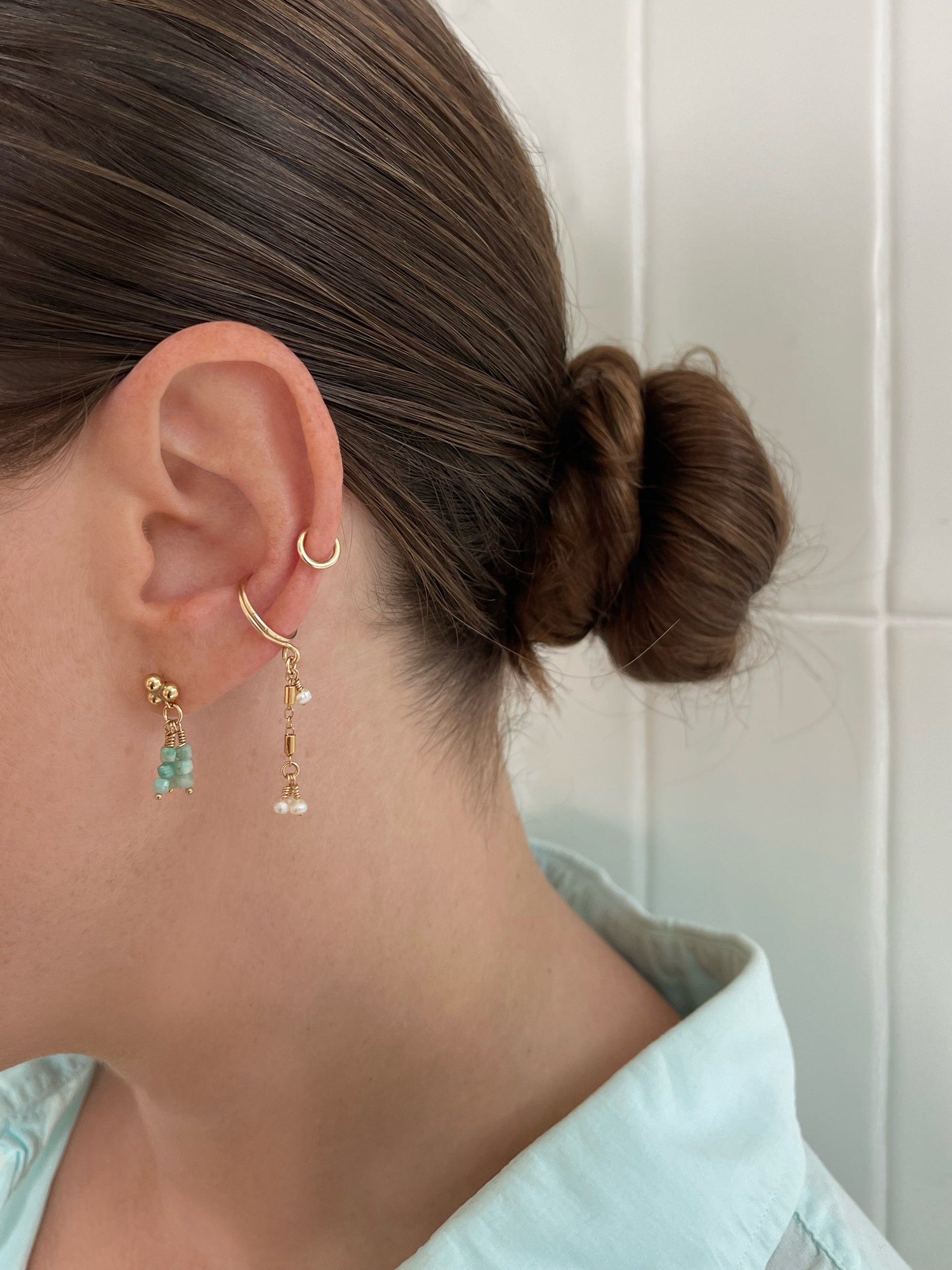 Dakota Amazonite Studs