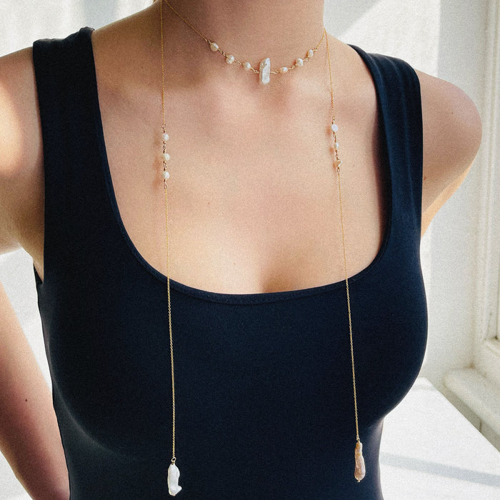 Magnolia Wrap Necklace