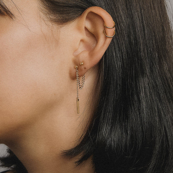 Loop on sale drop earrings