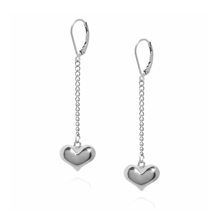 Chained Heart Earrings