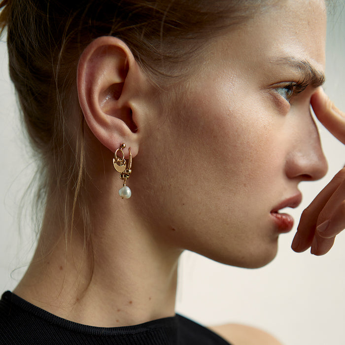 Mini Crest Earrings